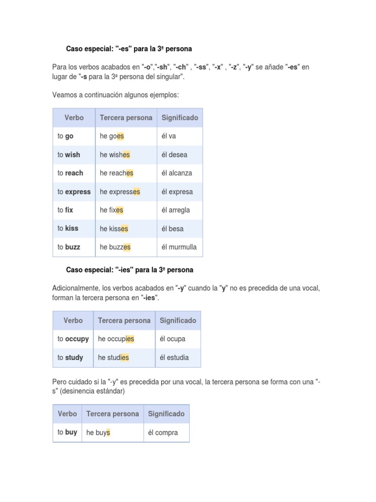 Verbos Usuales en Ingles | PDF | Verbo | Sintaxis