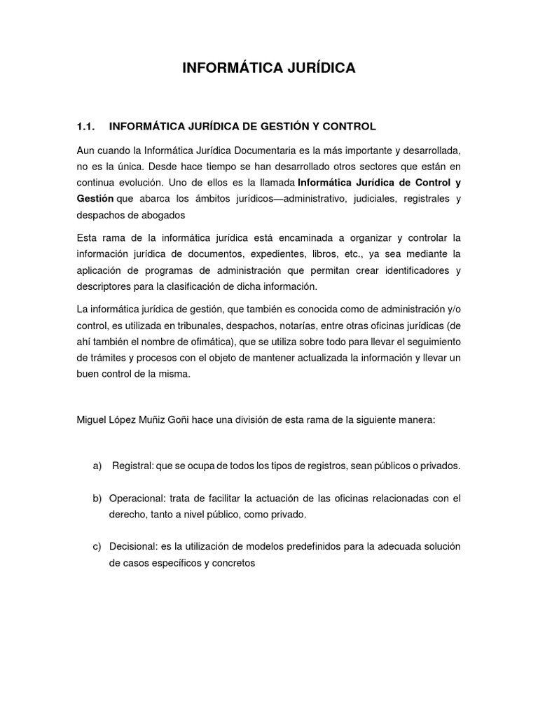 Informatica Juridica | PDF | Juez | Informática