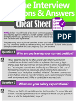 Phone Interview Cheat Sheet PDF