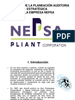 Aplicación de La Planeación Auditoria Estratégica