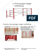 Prosedur Pemasangan Steger Scaffolding