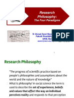 Research Philosophy:: The Four Paradigms