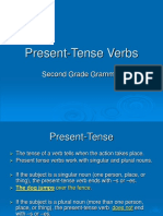 Present-Tense Verbs: Second Grade Grammar