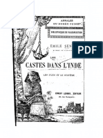 Senart, Castes Dans l'Inde 1896