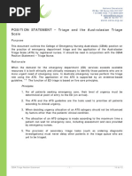 2012 06 14 CENA - Position Statement Triage