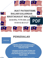 Semangat Patriotisme Dalam Kalangan Masyarakat Malaysia