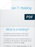 Legal Writing- Session 7 On Holding of the Court.pptx