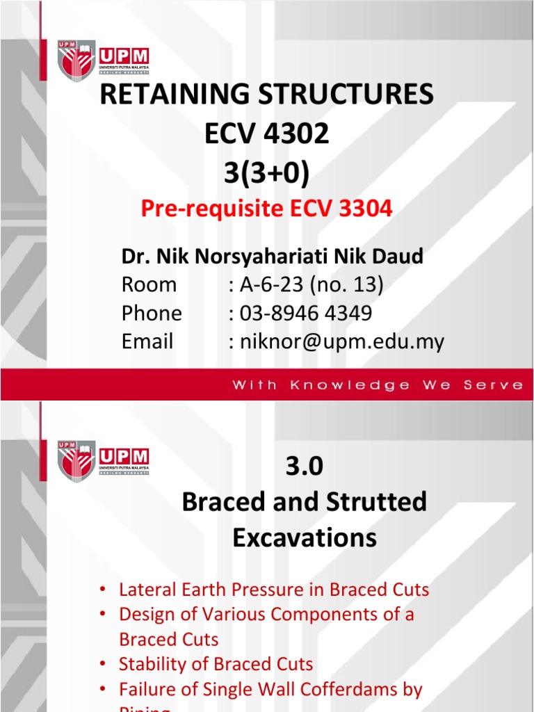 Braced Excavation Stability Analysis | PDF | Deep Foundation ...