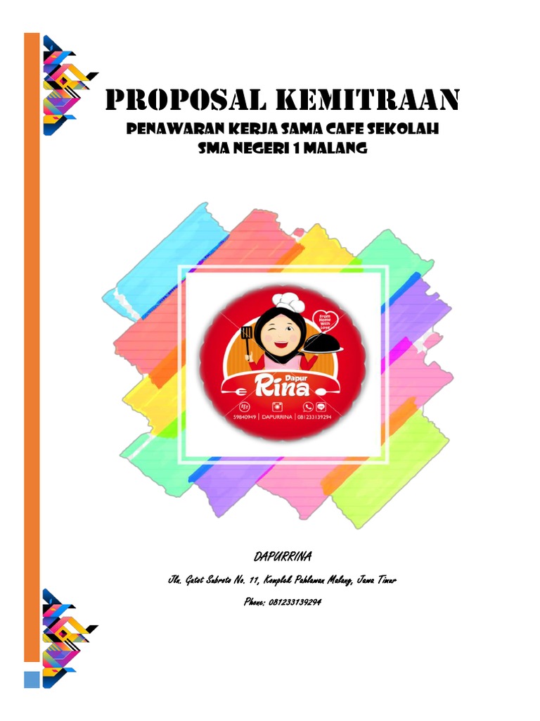 Proposal Kemitraan Sekolah Firda | PDF