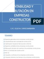 Contabilidad y Tributación en Empresas Constructoras