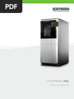 Datron D5: Operating Instructions