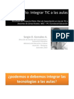 Integrar TIC A Las Aulas - Sergio Gonzalez - 2010
