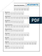 KV Values (M /HR) For Pressure Drop Calculations