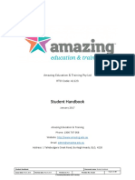 Student Handbook: Amazing Education & Training Pty LTD RTO Code: 41123