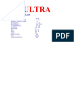 Ultra: Specification of China Clay