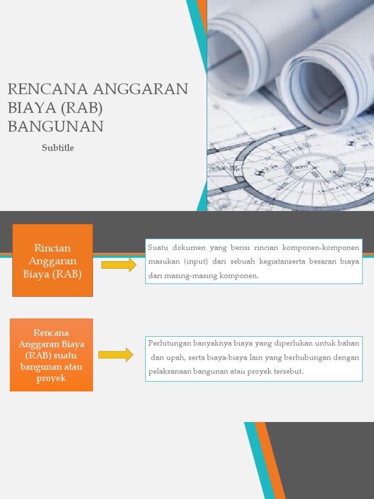 Rencana Anggaran Biaya Proyek Bangunan | PDF | Teknologi & Rekayasa