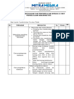 Form Audit Pelayanan Gizi