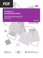 Jornada Institucional #3 Nivel Inicial Carpeta Coordinador