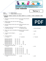 Soal K13 Kelas 2 SD Tema 1 Subtema 1 Hidup Rukun Di Rumah Dan Kunci Jawaban PDF
