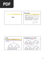 Binary Heaps: - Order Property: Key (Parent) Key (Child) (Minimum or Maximum Property)