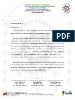 Carta Solicitud para Fiesta de Navidad