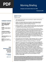 S&P Morning Briefing 20 November 2018