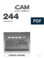 Tascam 244 Owners Manual PDF
