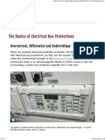 The Basics of Electrical Bus Protections