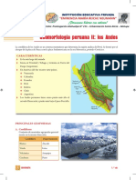 Geomorfología de los Andes peruanos