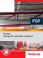 Fischer Fixings For Sprinkler Systems