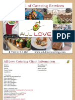 All Love Spring Summer Menu PDF