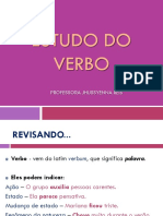 Estudo dos verbos