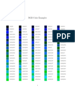 RGB Color Codes PDF