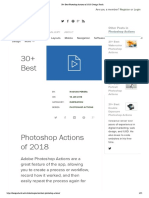 30+ Best Photoshop Actions of 2018