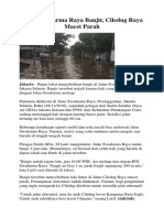 Jalan Swadarma Raya Banjir