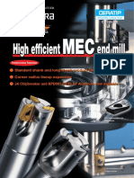 High Efficient End Mill: Excellent Finished Wall High Squareness