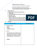 Detailed Lesson Plan in Chemistry 10q