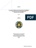 Skripsi Pengaruh Current Ratio Dan Debt Ratio Terhadap Financial Distress