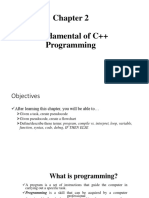 Fundamental of C++ Programming