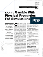 Don't Gamble With Physical Properties for Simulations2
