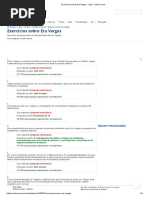 Exercícios Sobre Era Vargas - Quiz - Racha Cuca