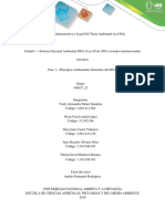 Unidad 1 - Fase 1 - Principios Ambientales Generales Del SINA PDF