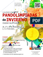 Cartel Pandolimpiadas