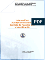 IF - 226 - 2008 - AUDIT - SISTEMAS - 01 - 2009-Informe Final Sistemas PDF