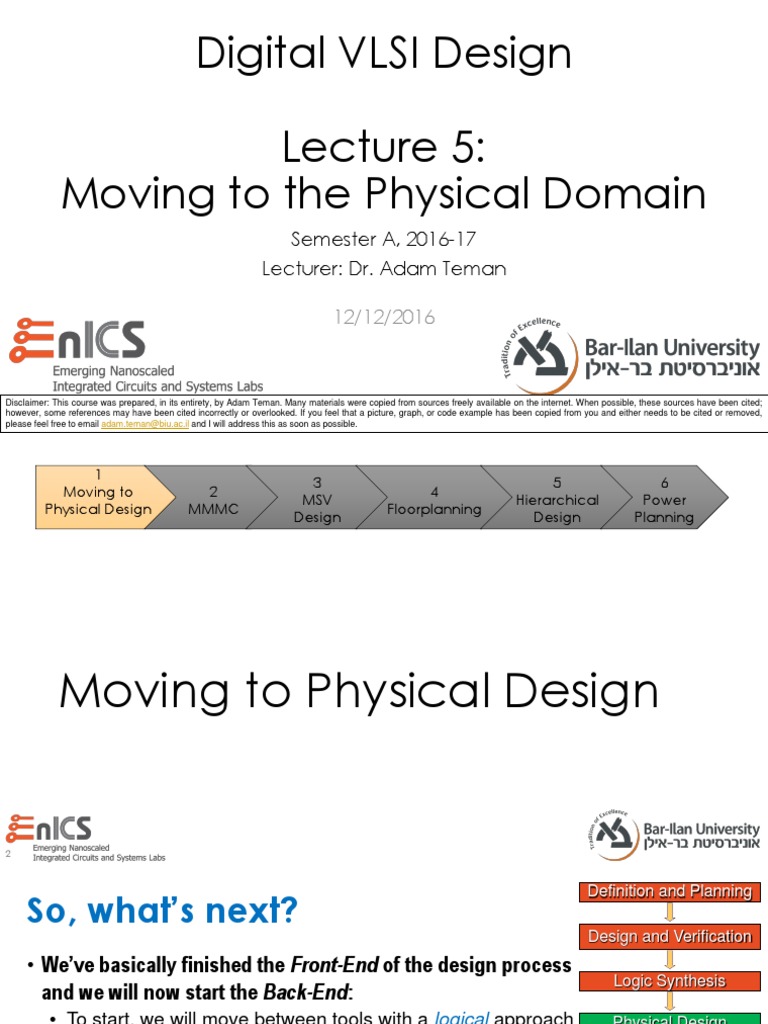 VLSI Physical Design Essentials | PDF | Electronic Design Automation ...