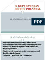 Asuhan Keperawatan Pada Periode Prenatal: Aa Istri Fenny, S.Kep.,Ns