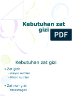 Kebutuhan Zat Gizi