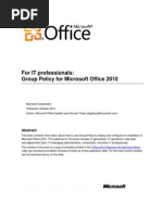Download Group Policy for Microsoft Office 2010 by Deepak Gupta DG SN39438643 doc pdf