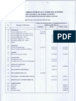 Tarifa para Tasacion de Proyectos PDF