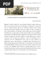 o Corpo Feminino No Pensamento Cristão Medieval